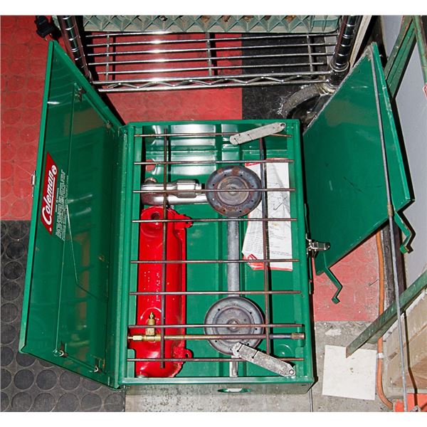 COLEMAN STOVE WITH STAND