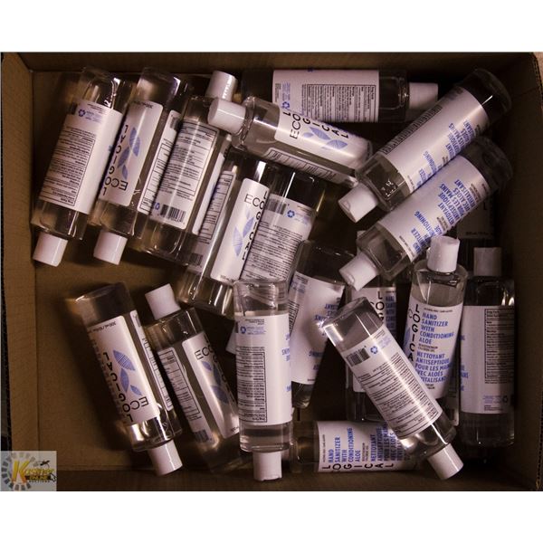 BOX LOT OF HAND SANITIZER