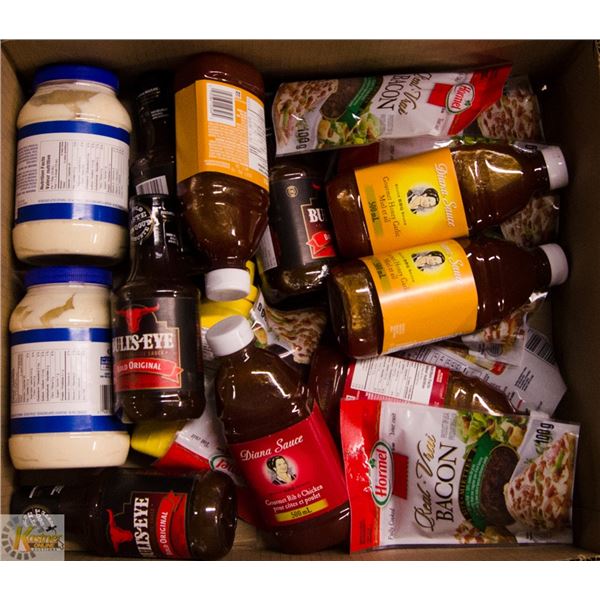 BBQ SAUCE, BACON BITS AND MAYO LOT