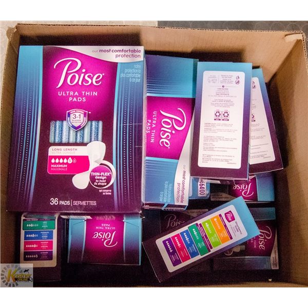 LOT OF FEMININE HYGIENE PRODUCTS