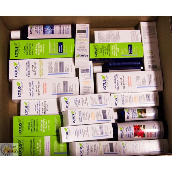 LOTUS AROMA LOT OF PRODUCTS