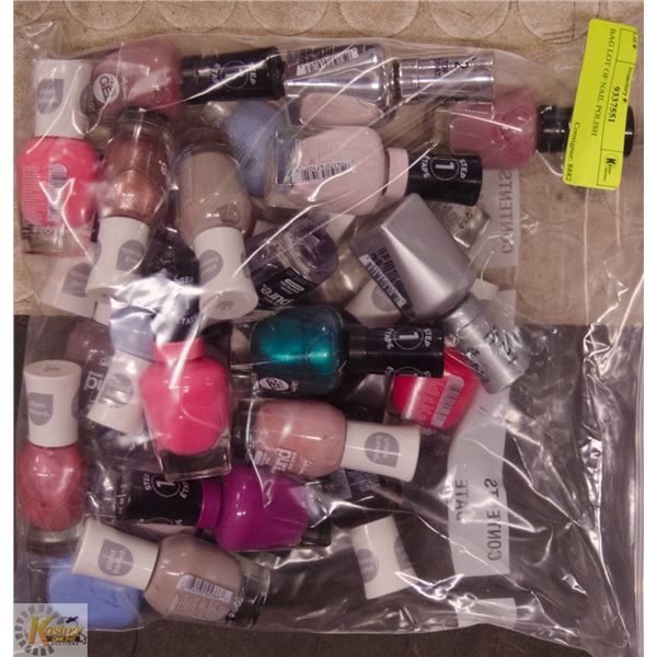 BAG LOT OF NAIL POLISH