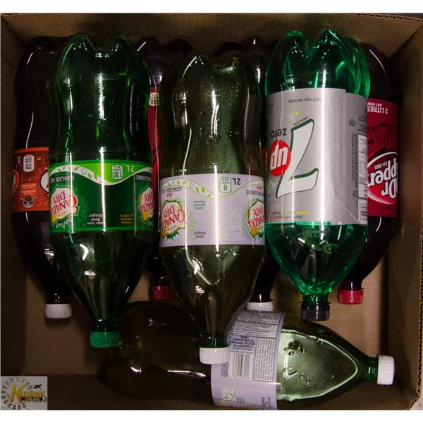 FLAT LOT OF 2 LITRE SOFT DRINKS
