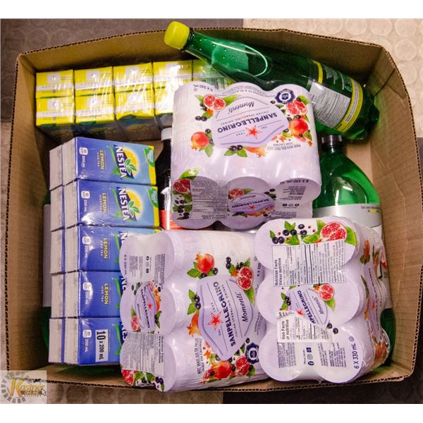 FLAT LOT OF SOFT DRINKS