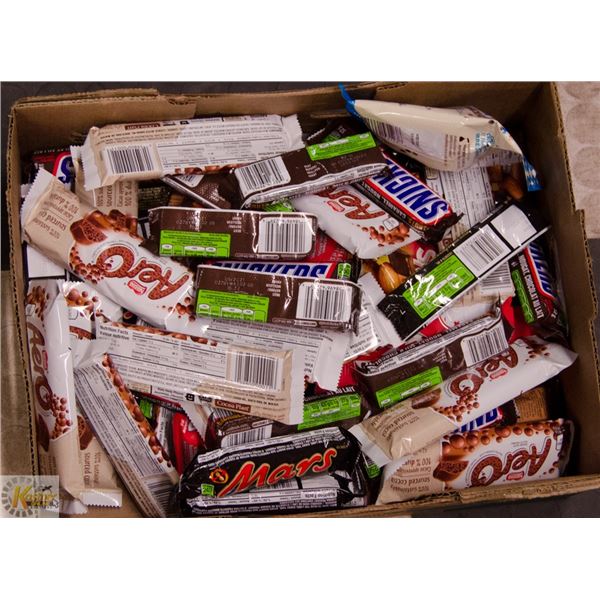 FLAT LOT OF CHOCOLATE BARS