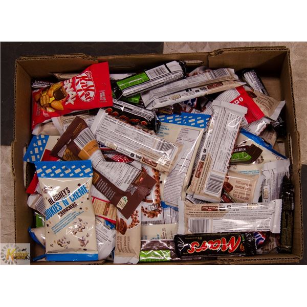 FLAT LOT OF CHOCOLATE BARS