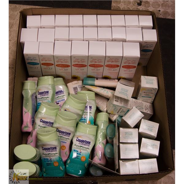VARIOUS  SUNSCREEN LOT
