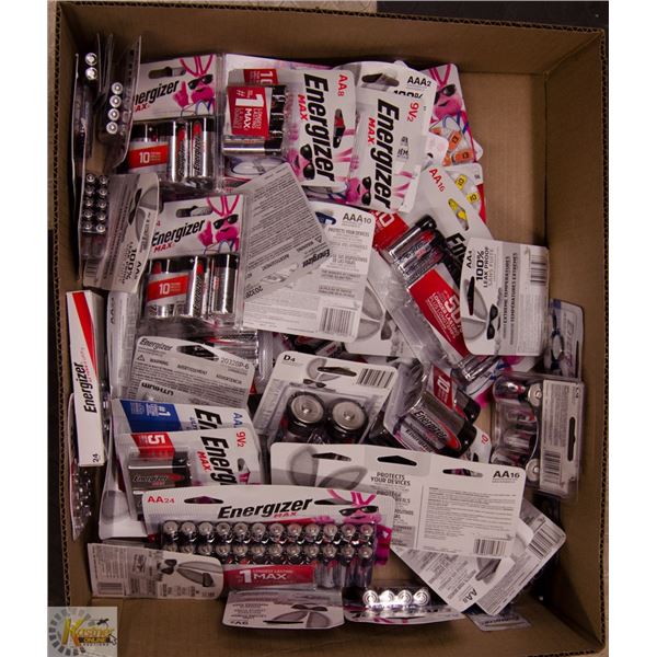 FLAT LOT OF ENERGIZER BATTERIES