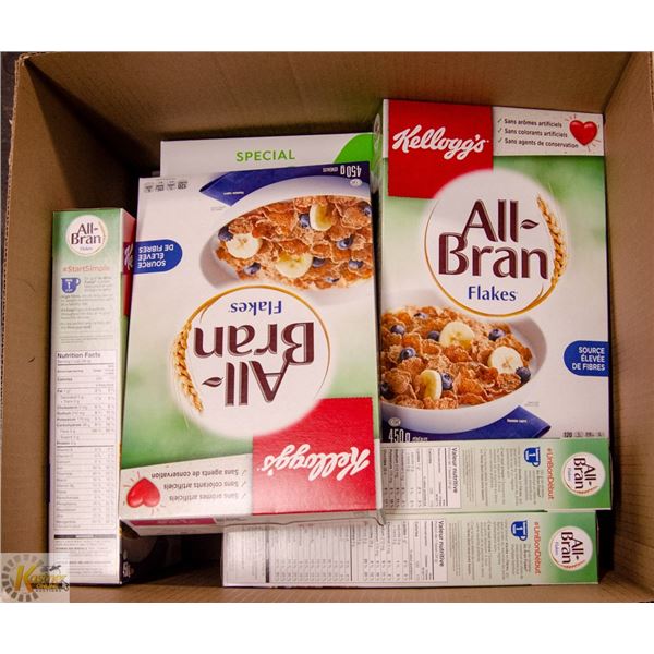 BOX LOT OF CEREAL