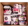 Image 1 : BOX LOT OF FEMININE HYGIENE PRODUCTS