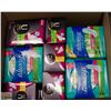 Image 1 : BOX LOT OF FEMININE HYGIENE PRODUCTS