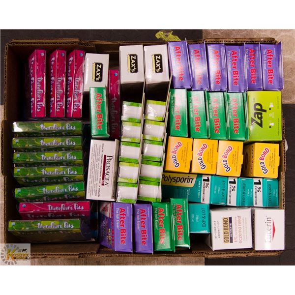 FLAT LOT OF SKIN CARE PRODUCTS