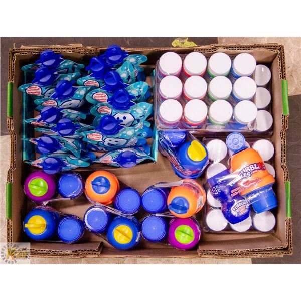 FLAT LOT OF BUBBLE MAKING PRODUCTS