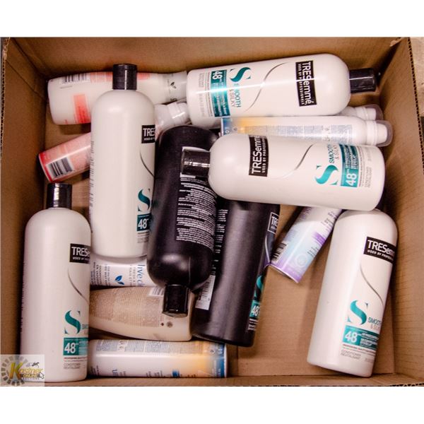 BOX LOT OF HAIR CARE PRODUCTS
