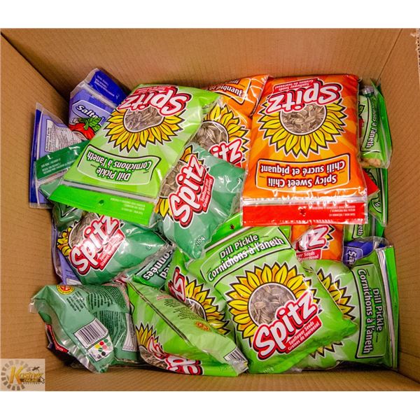 BOX LOT OF SUNFLOWER SEED PRODUCTS