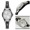 Image 5 : NEW FOSSIL 26MM WHITE DIAL BLACK LEATHER STRAP