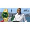 Image 2 : NEW INVICITA GOLD TONE GREEN DIAL PRO DIVER $475