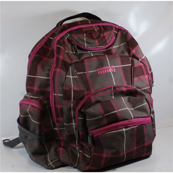 ROOTS BACKPACK WITH FOAM BACK SUPPORTS