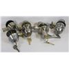 Image 1 : LOT OF KEYED DOOR LOCKS WITH KEYS