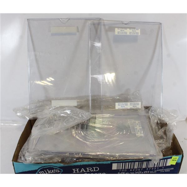 FLAT OF WALL MOUNTING PLEXIGLASS 8-1/2 X 11 SIGN