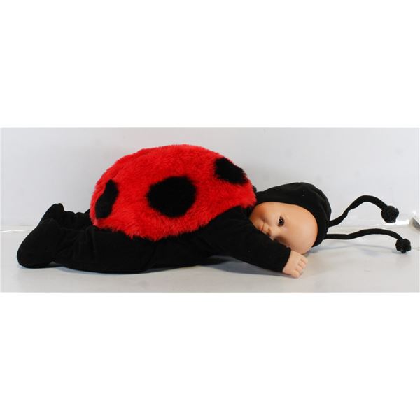 LADY BUG ANNE GEDDES COLLECETIBLE BEANIE, 17" LONG