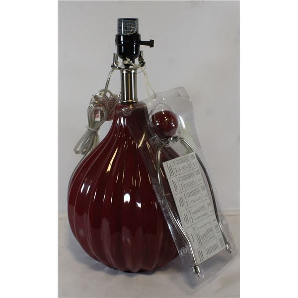 NEW TABLE LAMP 18" TALL, NO SHADE