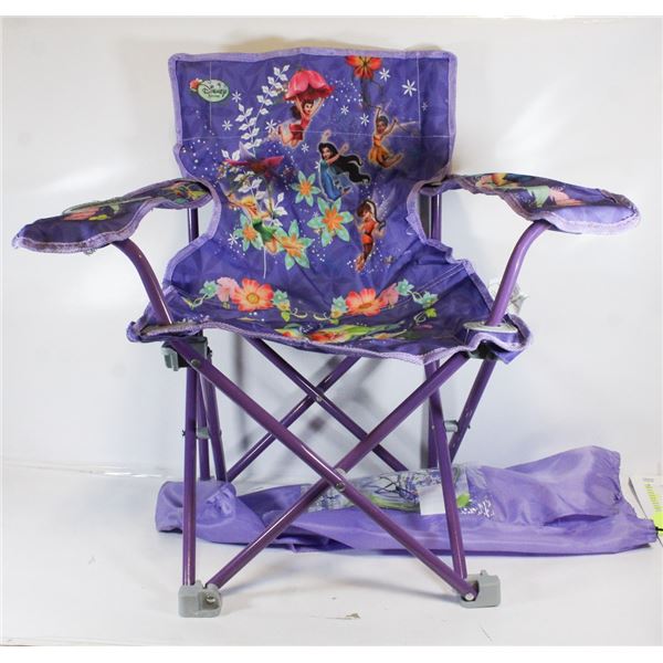 TINKERBELL FOLDING CHAIR IN CARRY BAG