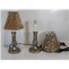 Image 1 : PAIR OF NEW BEDROOM TABLE LAMPS, APPROX 17" TALL