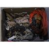 Image 1 : BOX OF ASSORTED EXTENSION CORDS