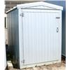 Image 6 : 5' X 8' X 6' METAL SHED ON SKID, SINGLE DOOR