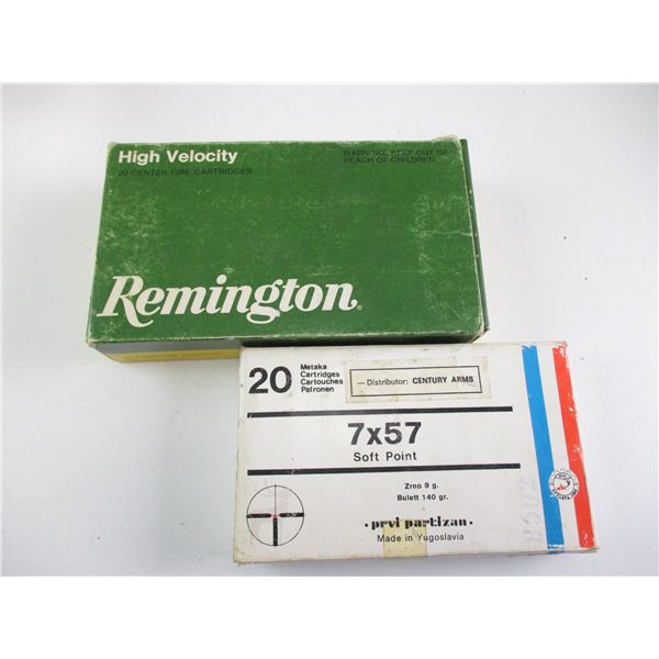 ASSORTED 7X57MM AMMO