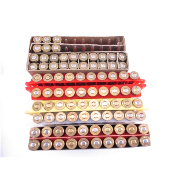 ASSORTED 22-250 REM, RELOADED AMMO