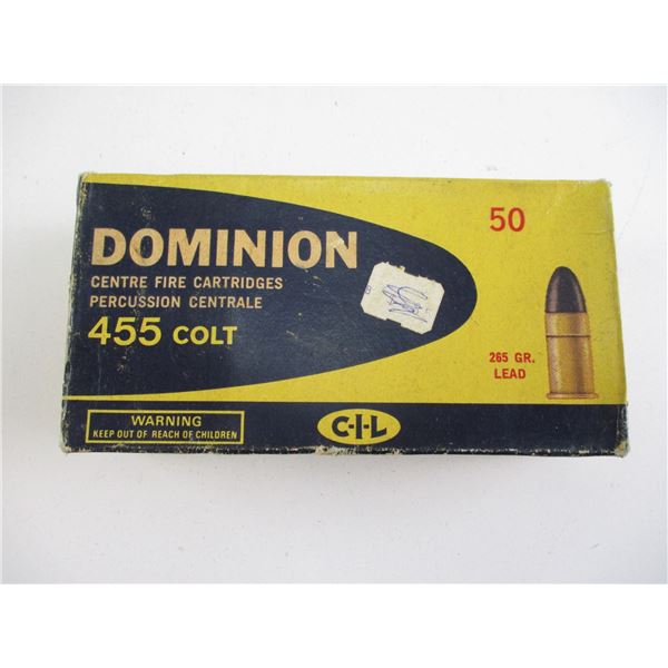 455 COLT, FACTORY RELOADED AMMO