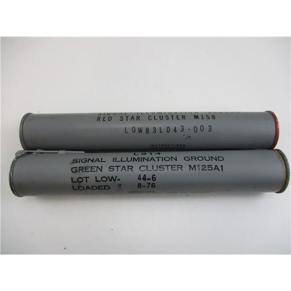 US MILITARY SIGNAL FLARES LOT