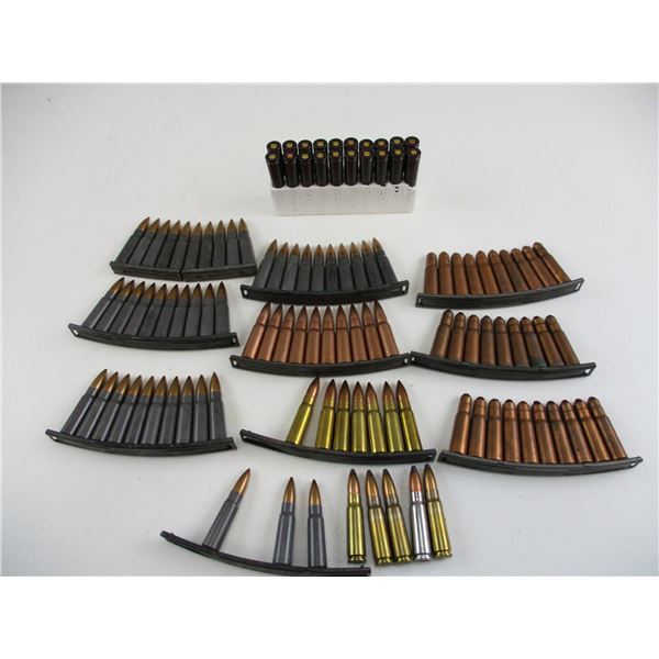ASSORTED 7.62X39MM, MILITARY AMMO