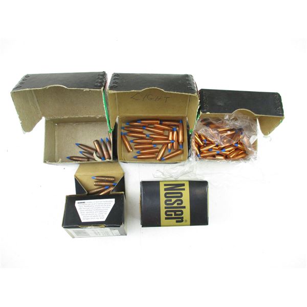 ASSORTED .25 CAL, NOSLER BULLETS