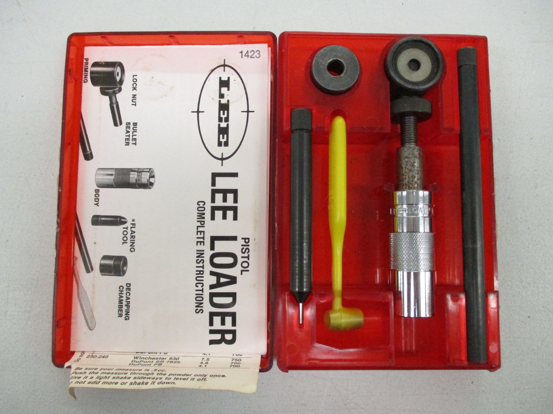 ASSORTED LEE RELOADING KITS