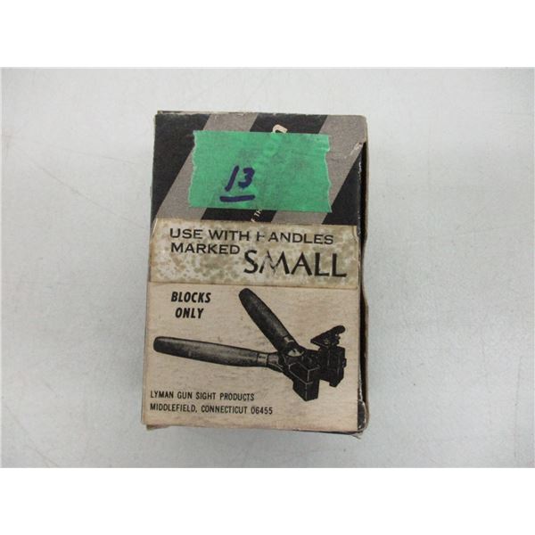 LYMAN SINGLE CAVITY BULLET MOLD