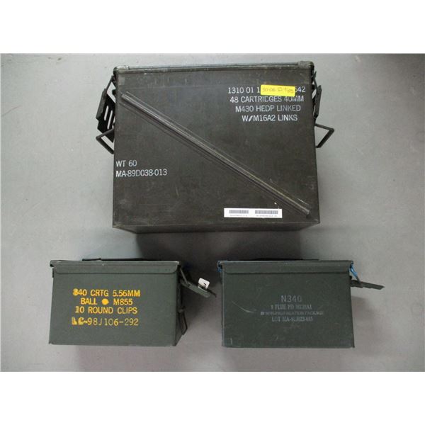 METAL AMMO TINS