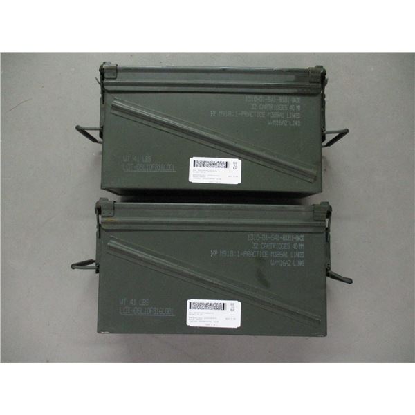 METAL AMMO TINS