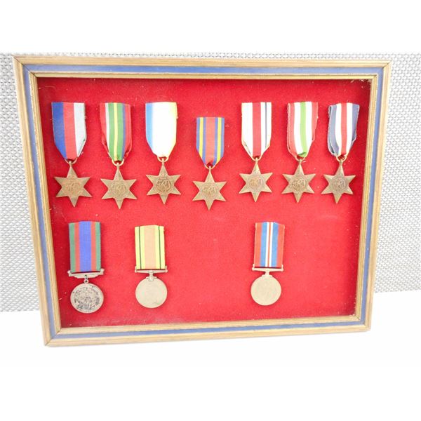 WWII BRITISH MEDALS LOT