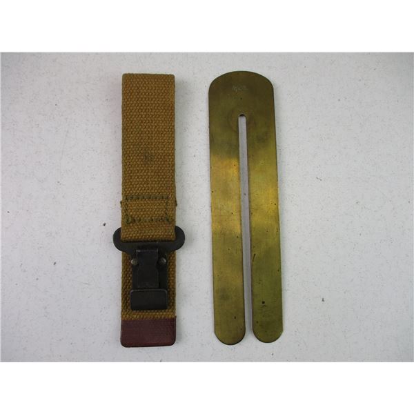 WWII CANADIAN HANGER AND BUTTON STICK