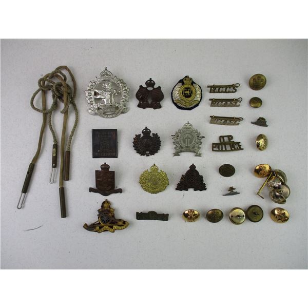 CANADIAN MILITARY BADGES + OTHERS ETC