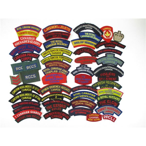 CANADIAN MILITARY SHOULDER FLASHES