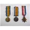 Image 1 : CANADIAN WWI NAMED MEDALS WITH RIBBONS