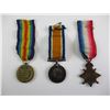 Image 2 : CANADIAN WWI NAMED MEDALS WITH RIBBONS