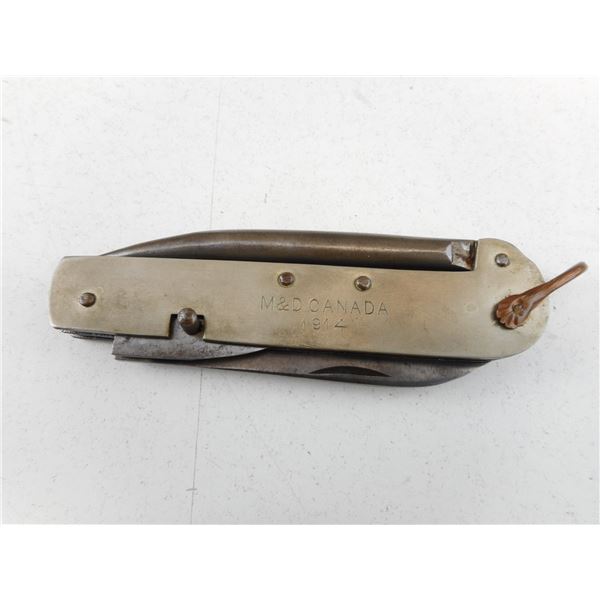 WWI CANADIAN MARLIN SPIKE KNIFE