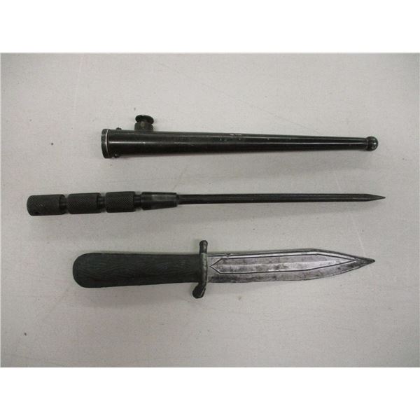 SPIKE BAYONETS AND TOY KNIFE