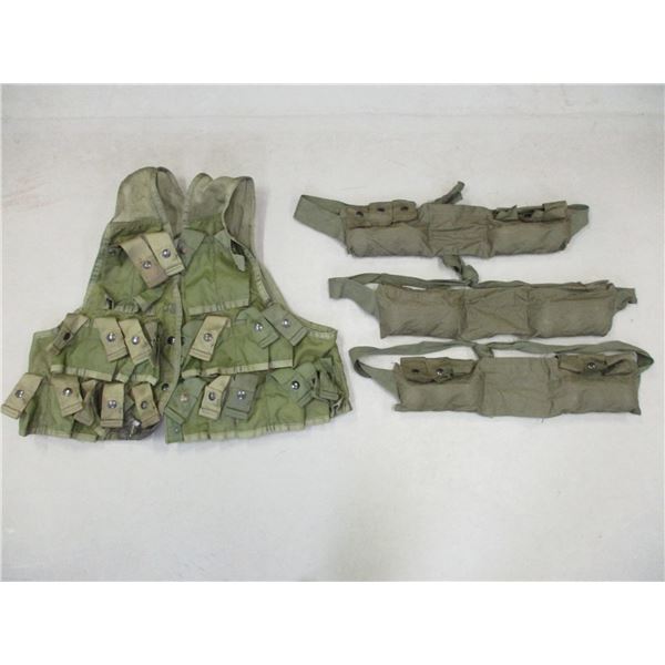 U.S. MILITARY GRENADE VEST, ETC.