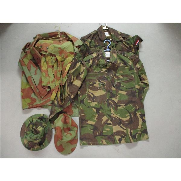ASSORTED CAMOUFLAGE CLOTHING LOT